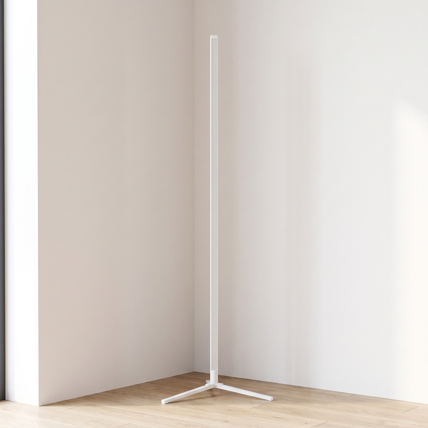 Aurora | RGBIC Corner Floor Lamp — White — light off