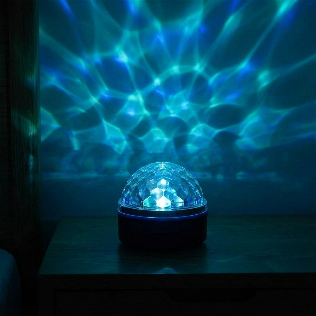 Galaxy Aurora Projector — Water Wave — light on