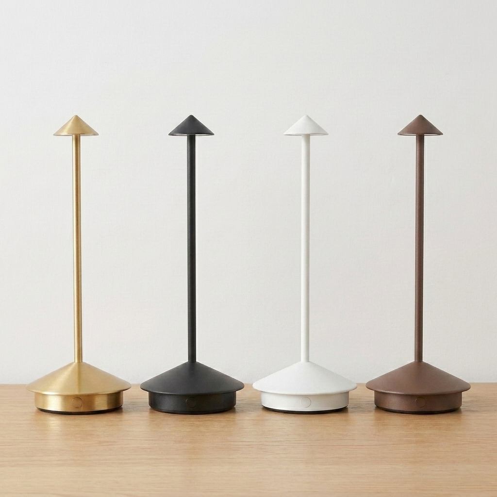 Cordless Mushroom Table Lamp — all variants
