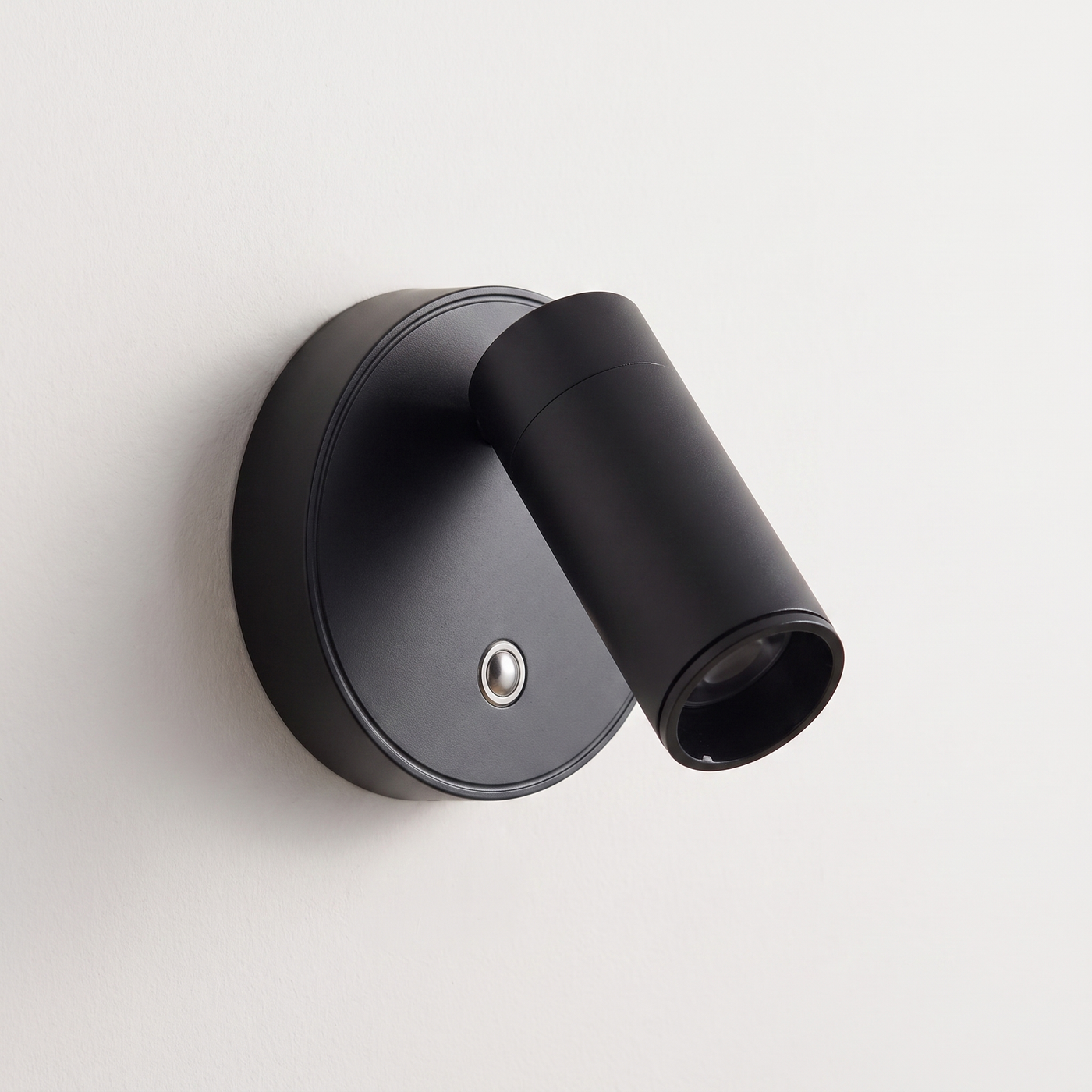 Cordless Magnetic Wall Light — Black — light off