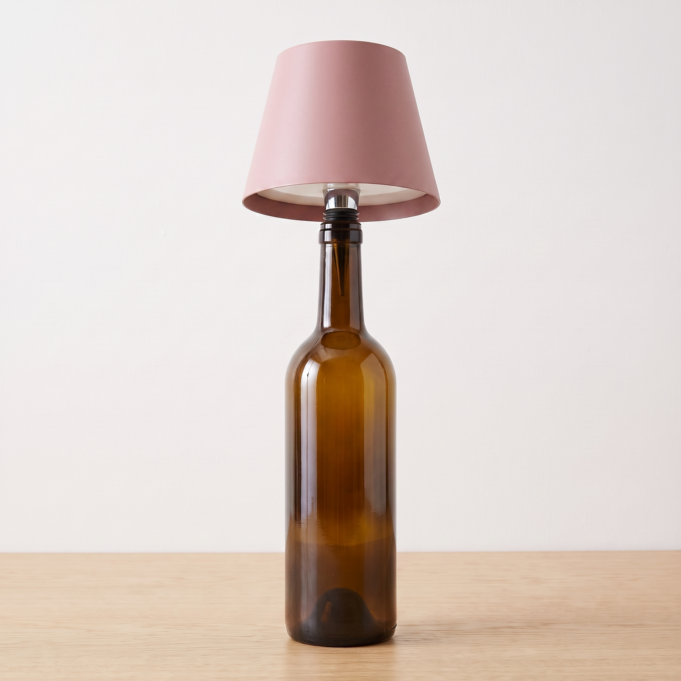 Aria | Cordless Bottle Table Lamp — Pink — light off